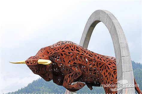 Red Bull Ring statue at Austrian GP