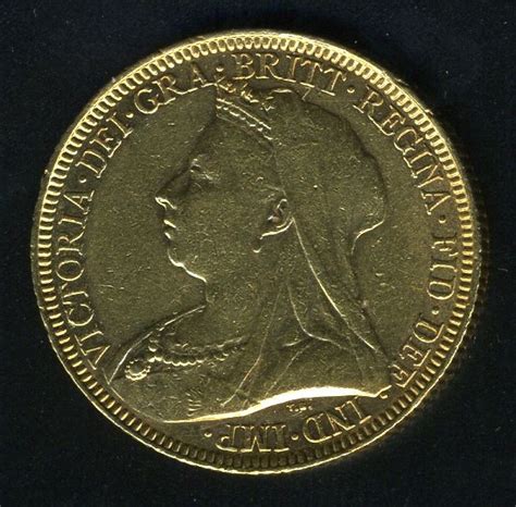 Australian Gold Coins 1894 Gold Sovereign - Queen Victoria Veiled Head ...