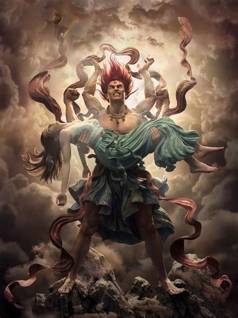 ArtStation - Asuras Wrath 阿修罗之怒, Qi Sheng Luo | Shiva art, Lord shiva painting, Shiva tandav