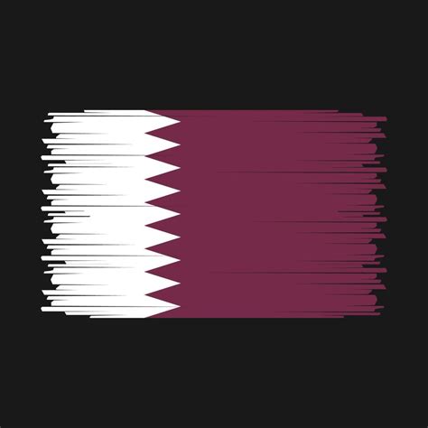 Qatar Flag Vector 21976111 Vector Art at Vecteezy