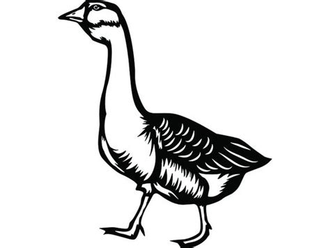 Flying Goose Drawing | Free download on ClipArtMag