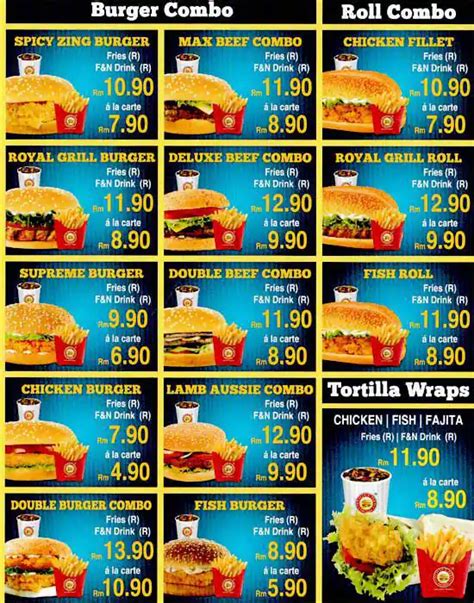 Heaven's Park Menu, Menu for Heaven's Park, Danau Kota, Kuala Lumpur ...