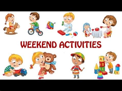 What You Do On Weekends? Weekend Activities For Kids | Kids Activities | Fun & Learn - YouTube