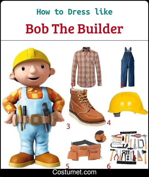 Bob the Builder Costume for Cosplay & Halloween