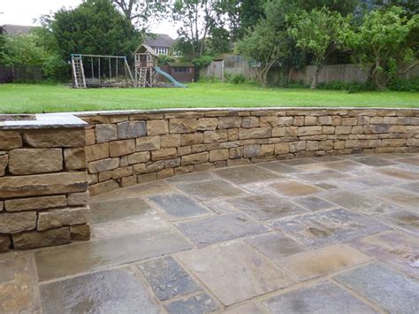 Reclaimed York Stone + Retaining Wall Dulwich – Groundteam