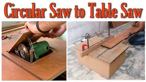 diy circular saw into table saw in 2024 | Diy table saw, Home made ...