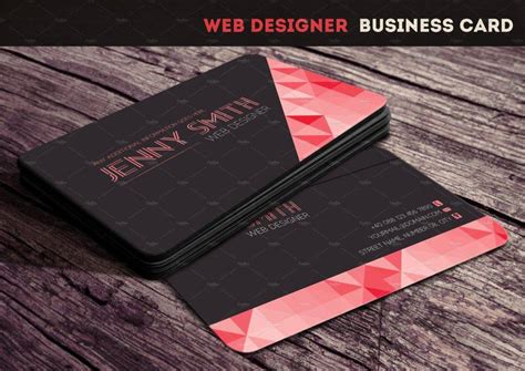 Web Designer Business Card - 15+ Examples