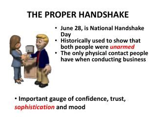 PPT - Proper Handshake Etiquette PowerPoint Presentation - ID:2569670