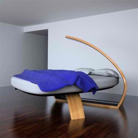 Futuristic bed design with LED mood lighting | Bed furniture design, Futuristic bedroom design ...