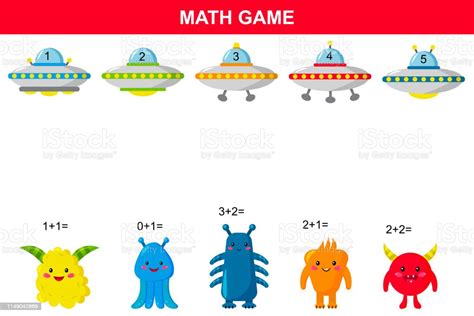 Math Educational Game For Kids Printable Addition Activities Worksheet ...