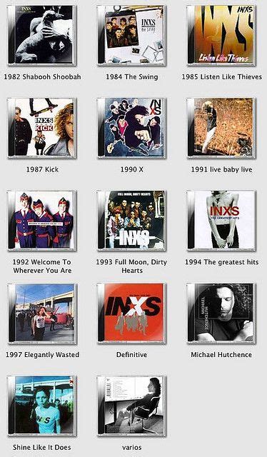 INXS albums. This list is missing some... | Michael hutchence, Album ...