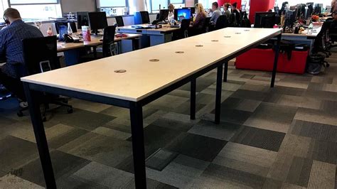 Long Office Desk - Home Office Desk Flat Design Long Shadow Work Desk ...