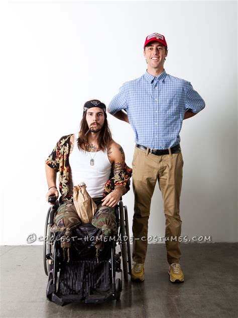 Lt. Dan and Forrest Gump Take Halloween by Storm