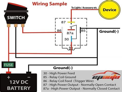 5 Pin Bosch Relay Wiring Diagram