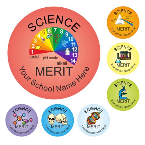 Science Reward Stickers - Classic | School Stickers