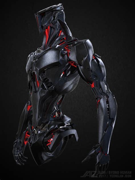 ArtStation - AJIN_beyond human, Yeong Jin Jeon | Robot art, Robot ...