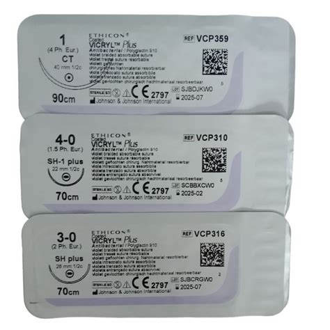 Vicryl Sutures Round (0, 1, 2-0, 3-0, 4-0, 5-0) | Shopee Philippines