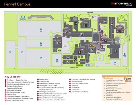 Mohawk College Campus Map