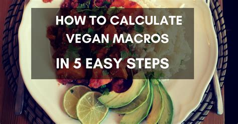 HOW TO CALCULATE VEGAN MACROS - Vegan Liftz