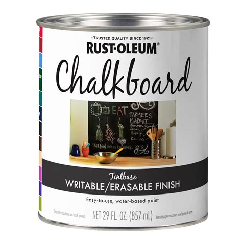 Rust-Oleum Specialty 29 oz. Tintable Chalkboard Paint-342596 - The Home ...