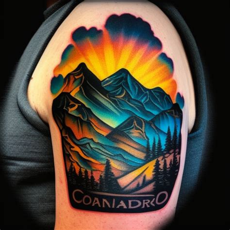 65 Colorado Mountain Tattoo Ideas - TattooClue.com