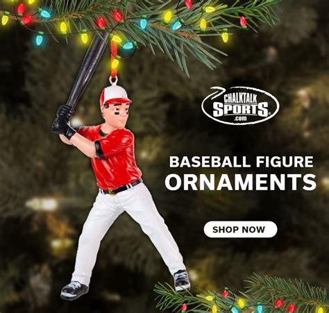 Baseball Figure Ornaments | Baseball christmas ornaments, Baseball christmas, Christmas ornaments