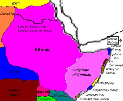 Ethiopian Empire Map