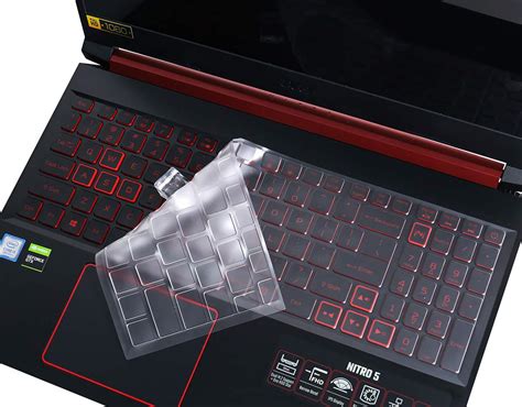 Silicone Keyboard Skin Cover for Acer Nitro 5 15.6 AN515-54/55/43/44 ( – iFyx