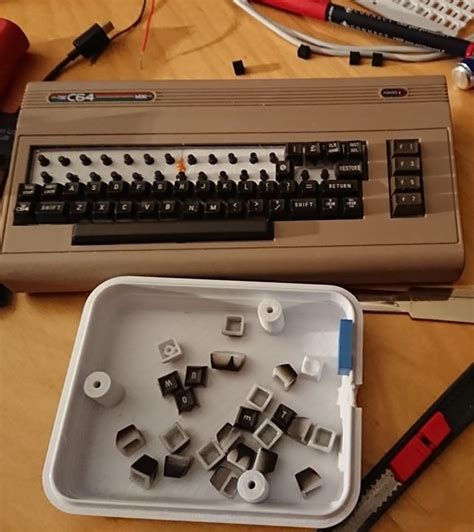 My keyboard mod for TheC64 Mini | thec64community