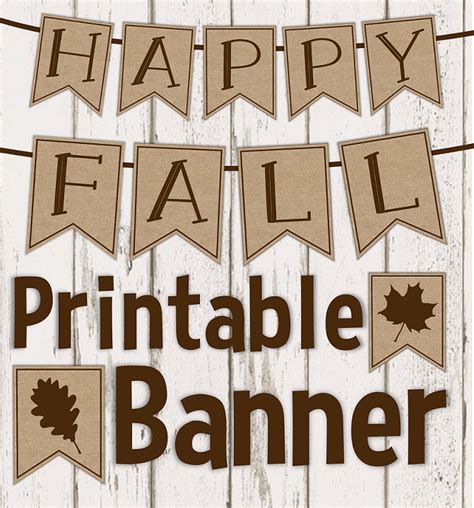 FREEBIE- Happy Fall Banner | Fall banner, Fall bulletin boards, Printable banner