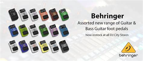 Behringer Guitar Pedals - DJ City Blog