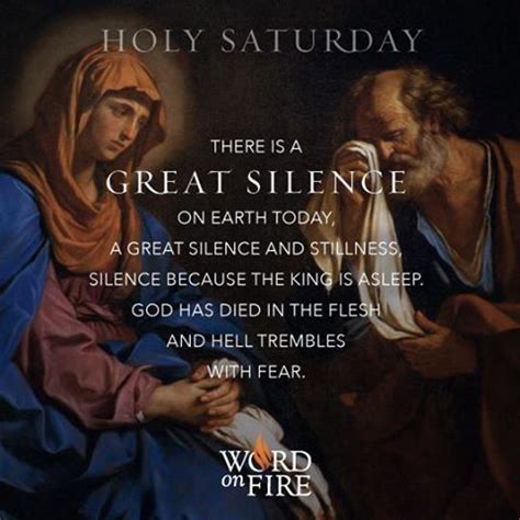 Holy Saturday There Is A Great Silence On Earth Pictures, Photos, and Images for Facebook ...