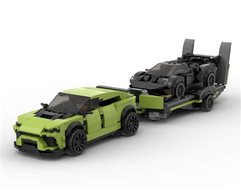 LEGO MOC-39112 Lamborghini Urus and Trailer for Huracan (Speed ...