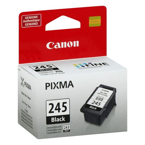 Canon PG-245 Black Ink Cartridge, Standard Yield, 8279B001 - Walmart ...