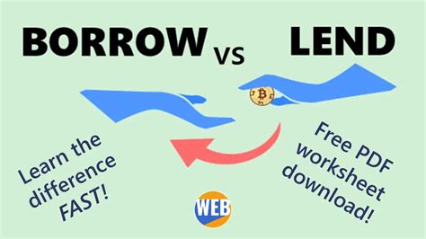 BORROW vs LEND – Your best guide (25 examples, PDF, Video) – World English Blog