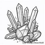 Crystal Coloring Pages  Free & Printable sketch template