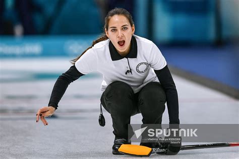 2018 Winter Olympics. Curling. Mixed doubles. Republic of Korea vs. OAR | Sputnik Mediabank