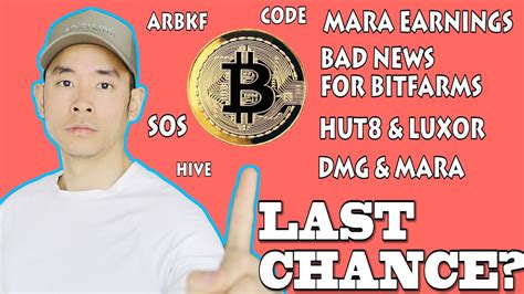 Bitcoin Miners Stock [Update] - LAST CHANCE to Buy Before the Next Pump? - RIOT EARNINGS, HUT8 ...