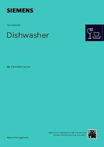 Manual Siemens SN23EW03KE Dishwasher