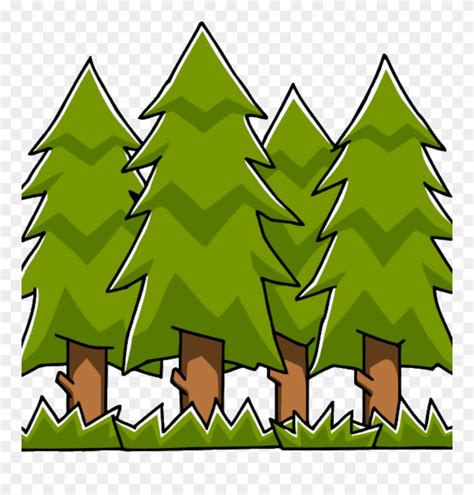 Download Free Forest Clipart Free Forest Clipart At Getdrawings - Лес ...