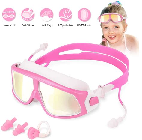 WOTEK Swimming Goggles, Kids Swimming Goggles with UV Protection and ...