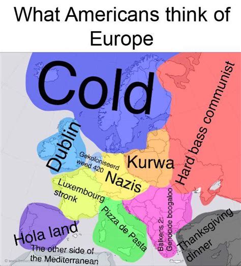 Map of Europe revised. : r/memes