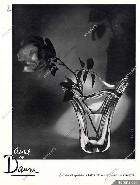 Daum (Crystal) 1955 Bolar — Decorative arts — Advertisement