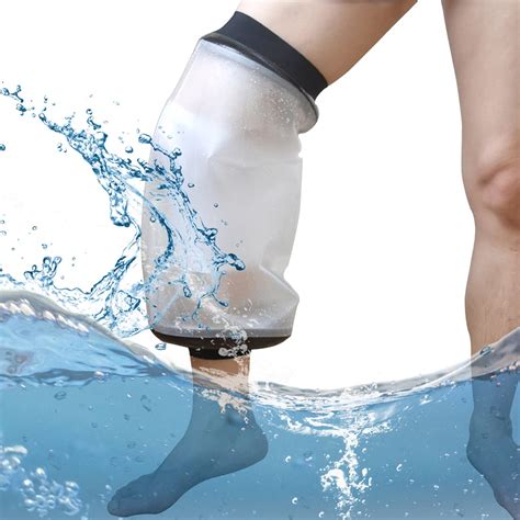 Buy Knee Cast Cover for Shower - Cast Covers for Shower Leg Waterproof ...