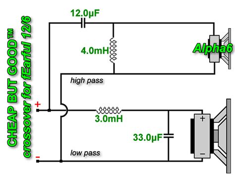 Passive Subwoofer Crossover Circuit Diagram