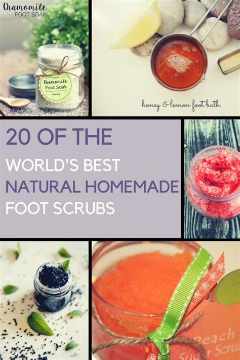 20 Of The World's Best Organic Homemade Foot Scrub Recipes (Stress Relieving)