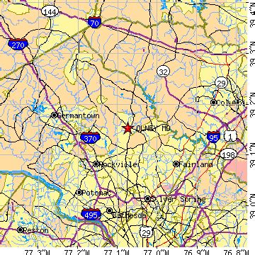 Olney, Maryland (MD) ~ population data, races, housing & economy