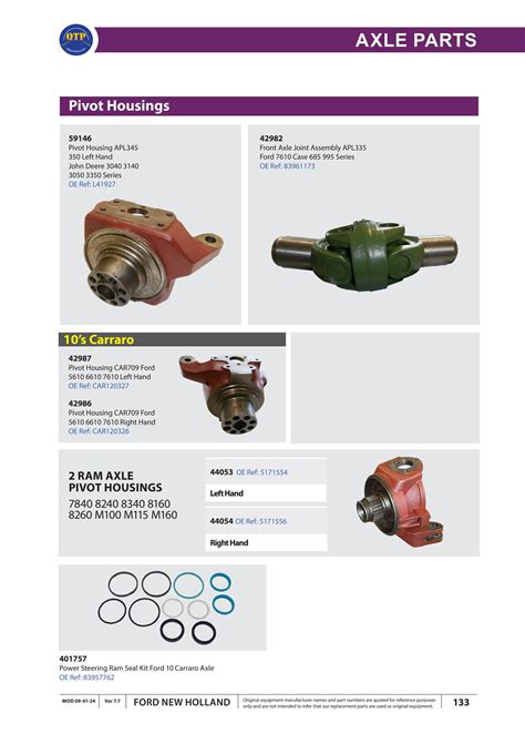 Ford New Holland Parts Catalogue! by Quality Tractor Parts - Issuu