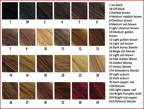 jazzing hair color hair color chart hair color - jazzing hair color chart directions shades ...