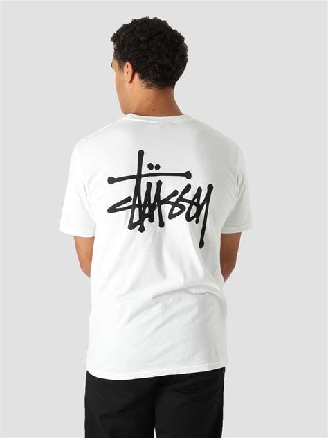 Stussy Basic Stussy T-Shirt White - Freshcotton